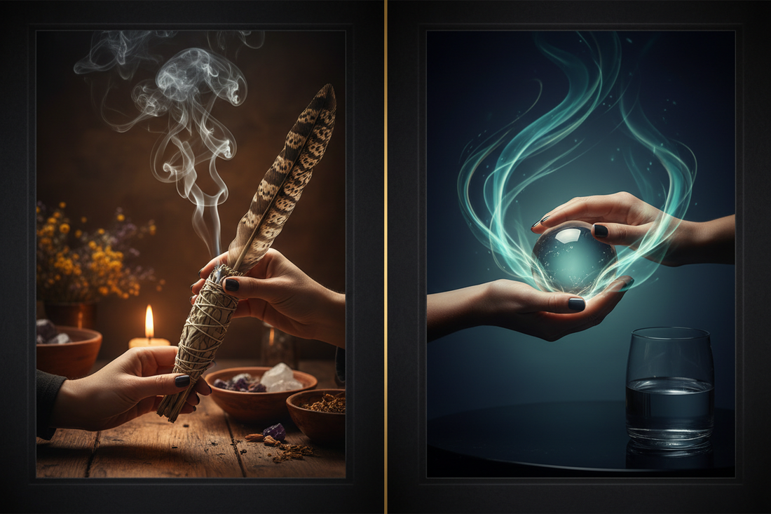 Aura Rinse vs Smudging: Which Cleanses Better? - Nicole's ritual universe