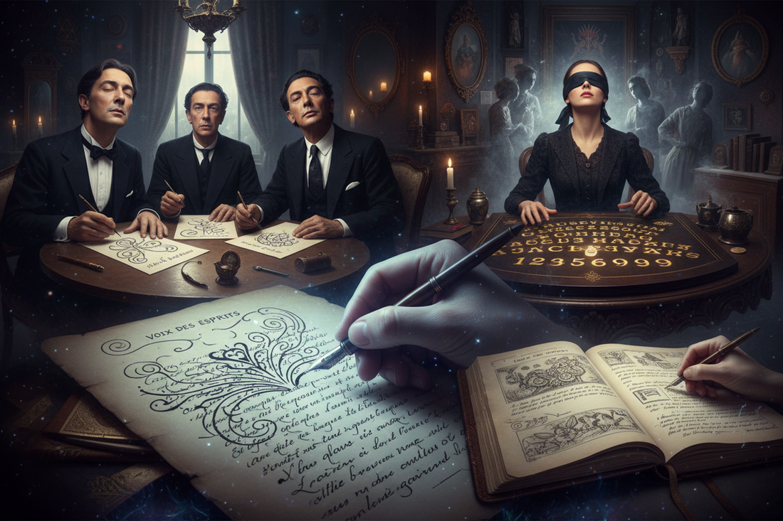 Automatic Writing: Surrealist Techniques and Spirit Communication