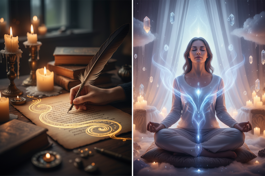 Automatic Writing vs Channeling: Which Spirit Communication is Right for You? - Nicole's ritual universe
