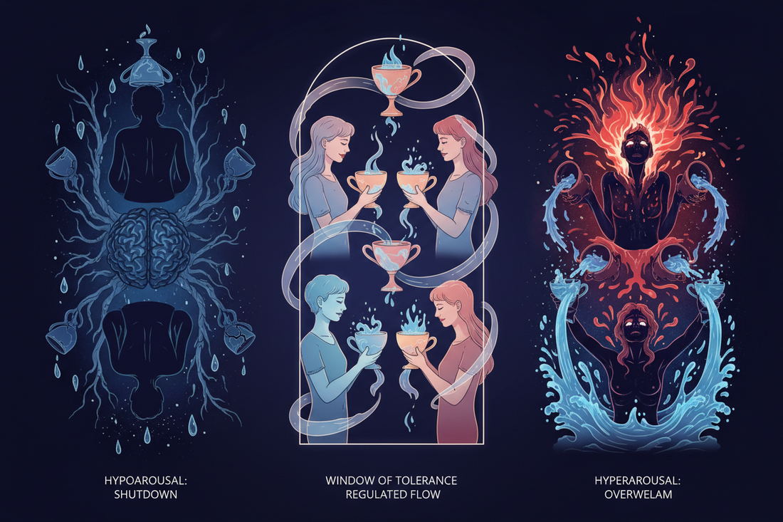 Avoidance vs Over-Reaction in Water Cards — The Spectrum of Emotional Dysregulation - Nicole's ritual universe