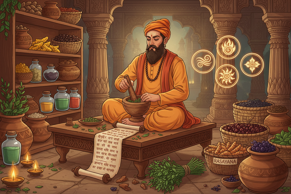 Ayurvedic Herbalism Doshas Rasayanas Indian Botanicals