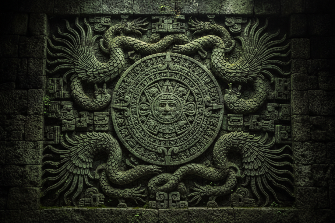 Aztec & Mesoamerican Sacred Symbols: Sun Stone, Quetzalcoatl & Tonalpohualli