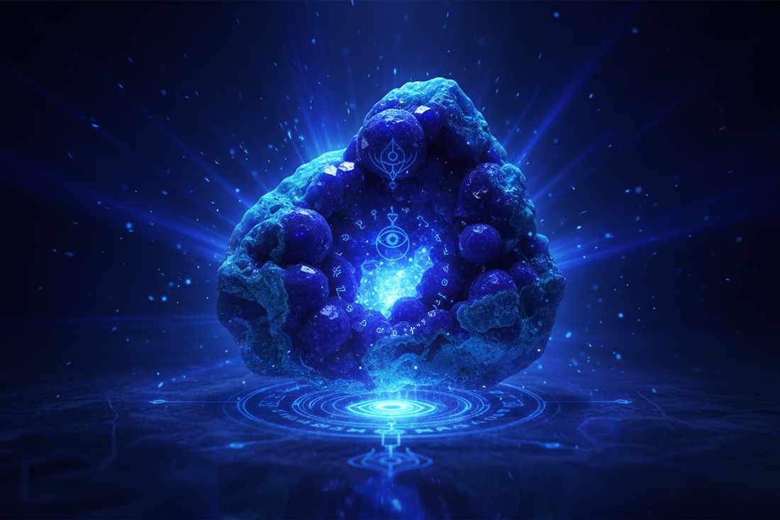 Azurite for Intuition and Psychic Vision: Complete Guide to the Stone of Heaven and Third Eye Opener