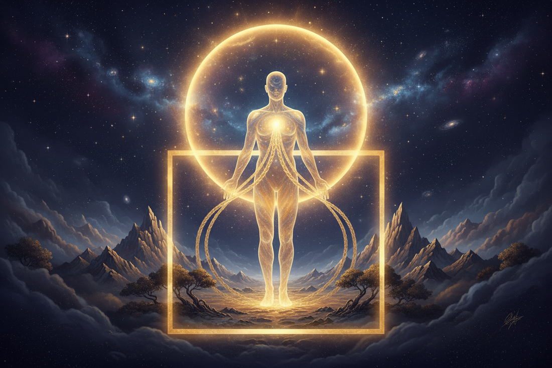 Vitruvian Man and Consciousness: The Human Body as a Map of the Cosmos