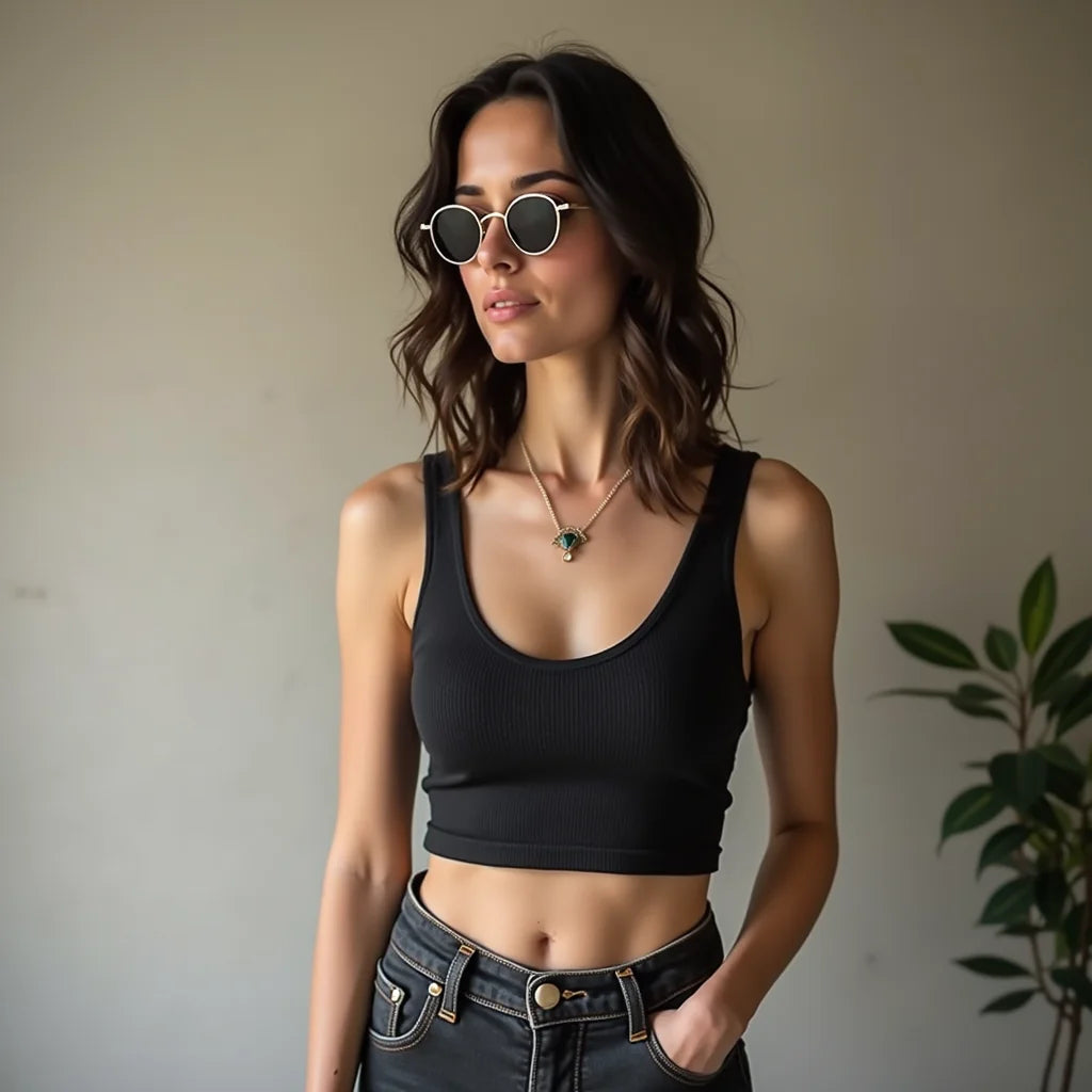 Moon Goddess Tank - Moon Goddess Tank Styling for Everyday Celestial Wear