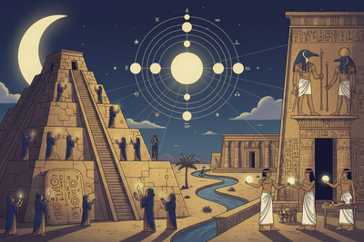 Babylonian Egyptian Moon Magic Lunar Cycles Temple Rituals