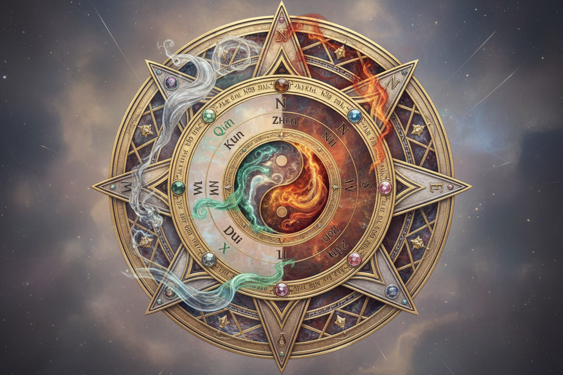 Compass Nichole Ritchot Feng Shui Bagua ↔ Directional Correspondences | Compass as Cosmic Map ...