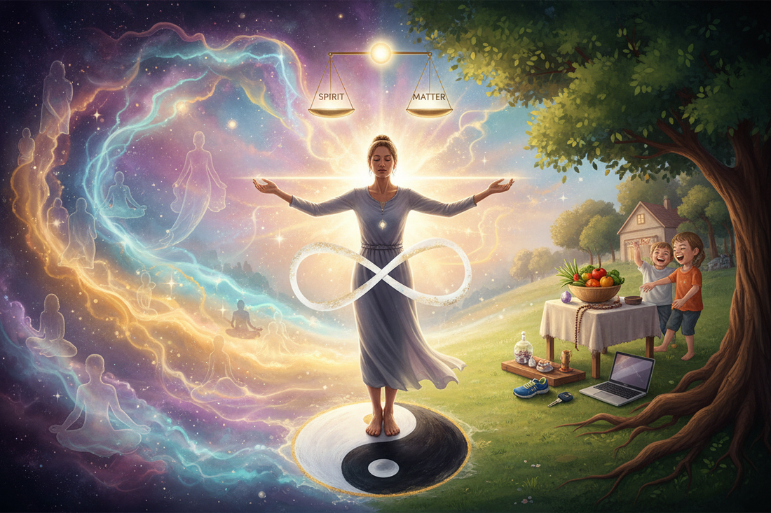Balancing Spiritual and Physical Life - Nicole's ritual universe