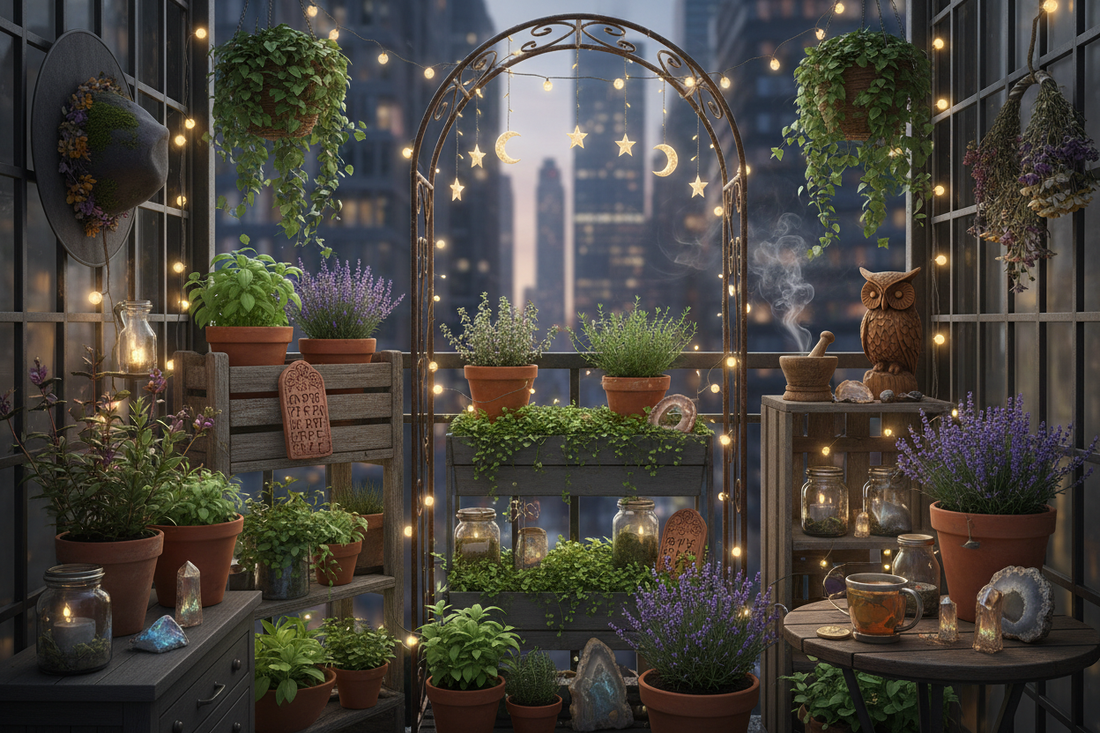 Balcony Garden Magic: Container Herb Growing for Witches - Nicole's ritual universe