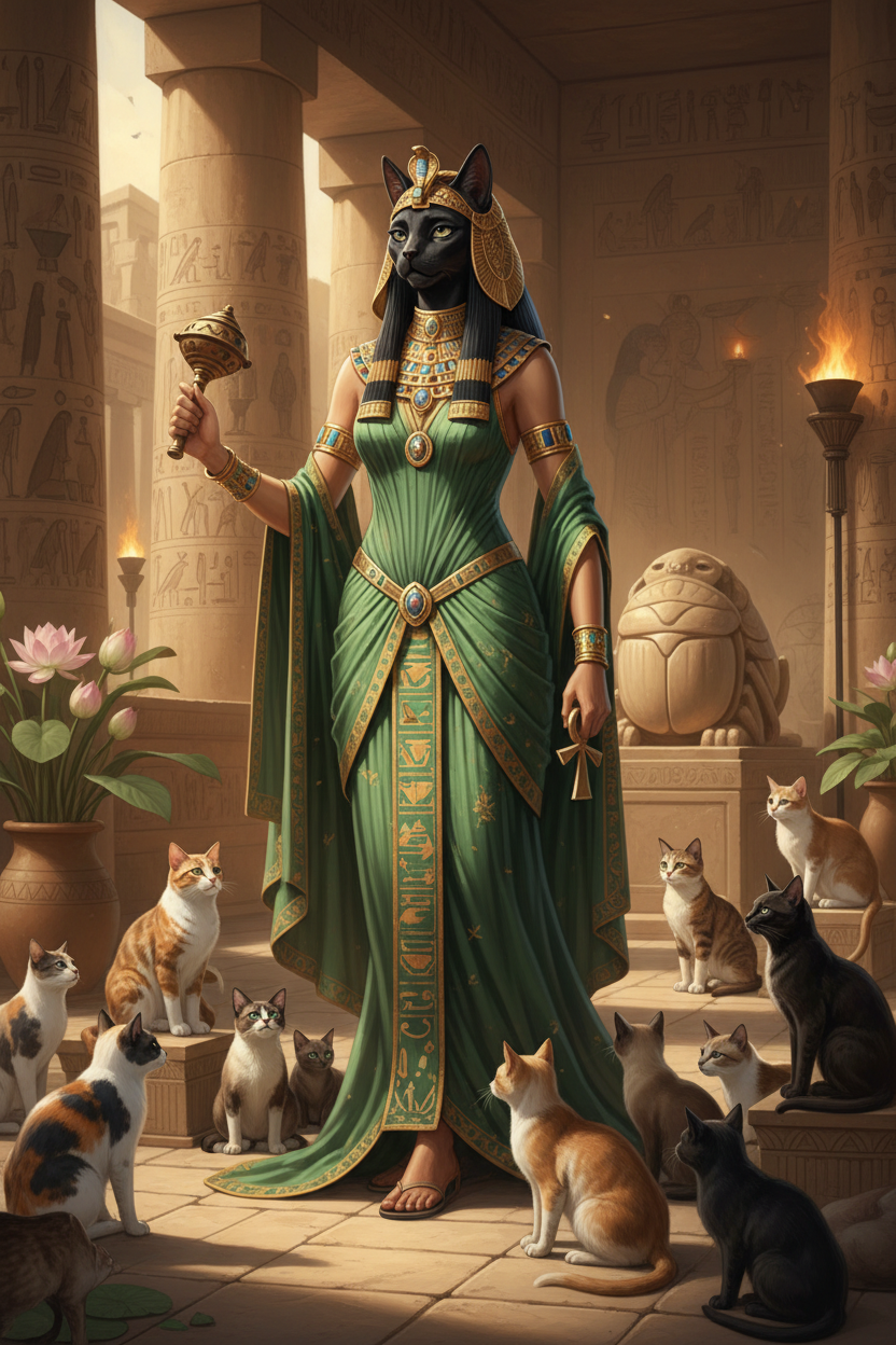 Working with Bast: Complete Guide to the Egyptian Goddess of Cats and Protection