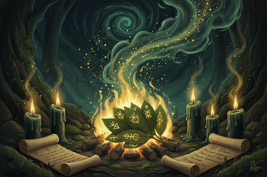 Bay Leaf Wish Manifestation Spells: Write, Burn & Receive