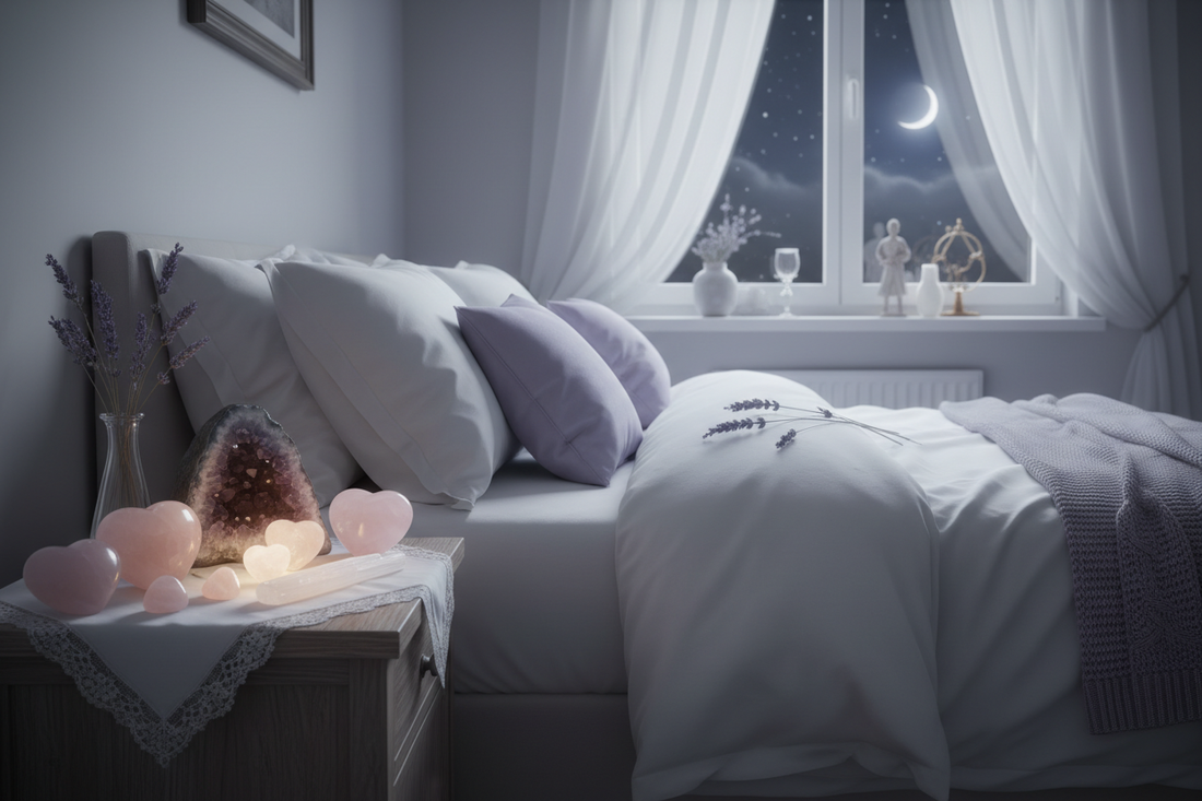 Bedroom Crystal Placement: Love, Sleep & Protection - Nicole's ritual universe