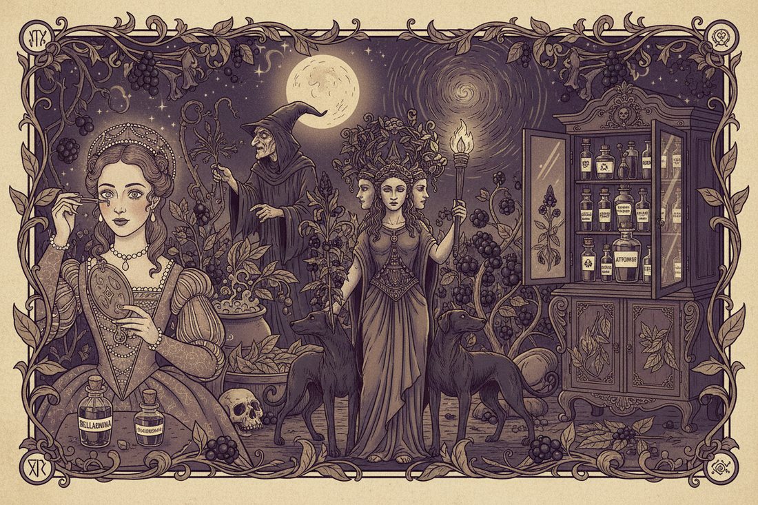 Belladonna History, Folklore & Mythology: The Beautiful Lady of Death Through the Ages
