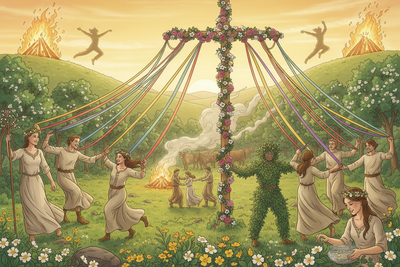 Beltane: Fire Festival and Fertility Rites - Celebrating Life, Love, and the Sacred Union