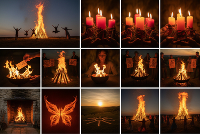 Beltane Fire Rituals: Sacred Flames and Passion