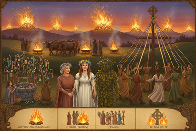 Beltane History Through Light Path Lens