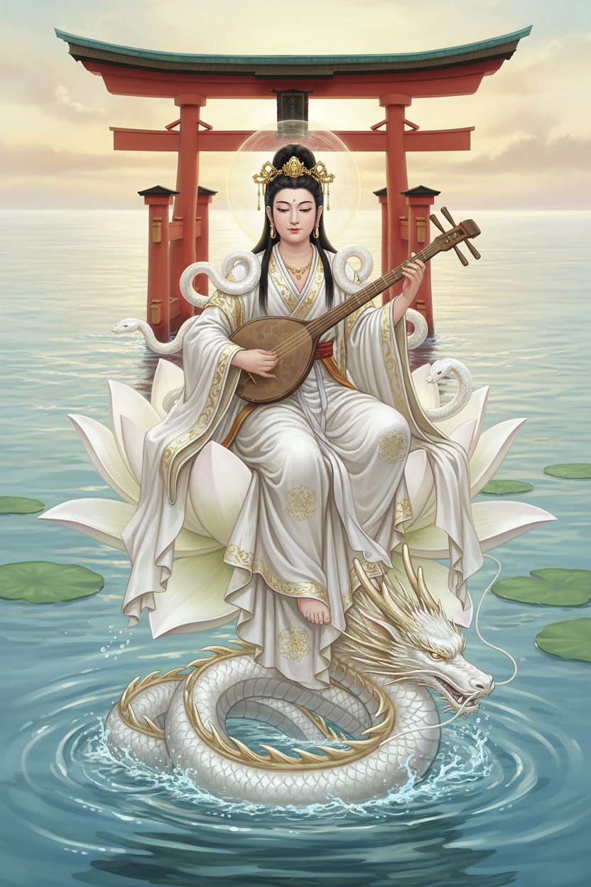 Working with Benzaiten: Complete Guide to the Japanese Goddess of Everything That Flows