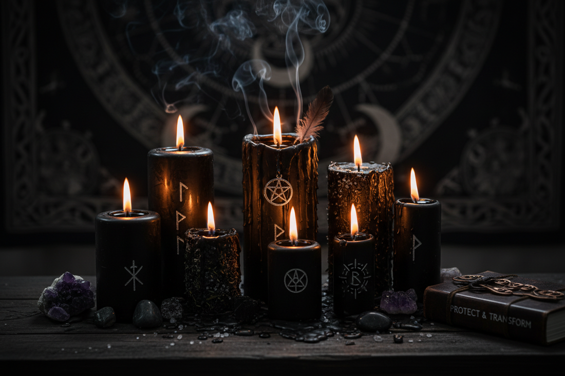 Black Candles: Protection, Banishing, Shadow Work - Nicole's ritual universe