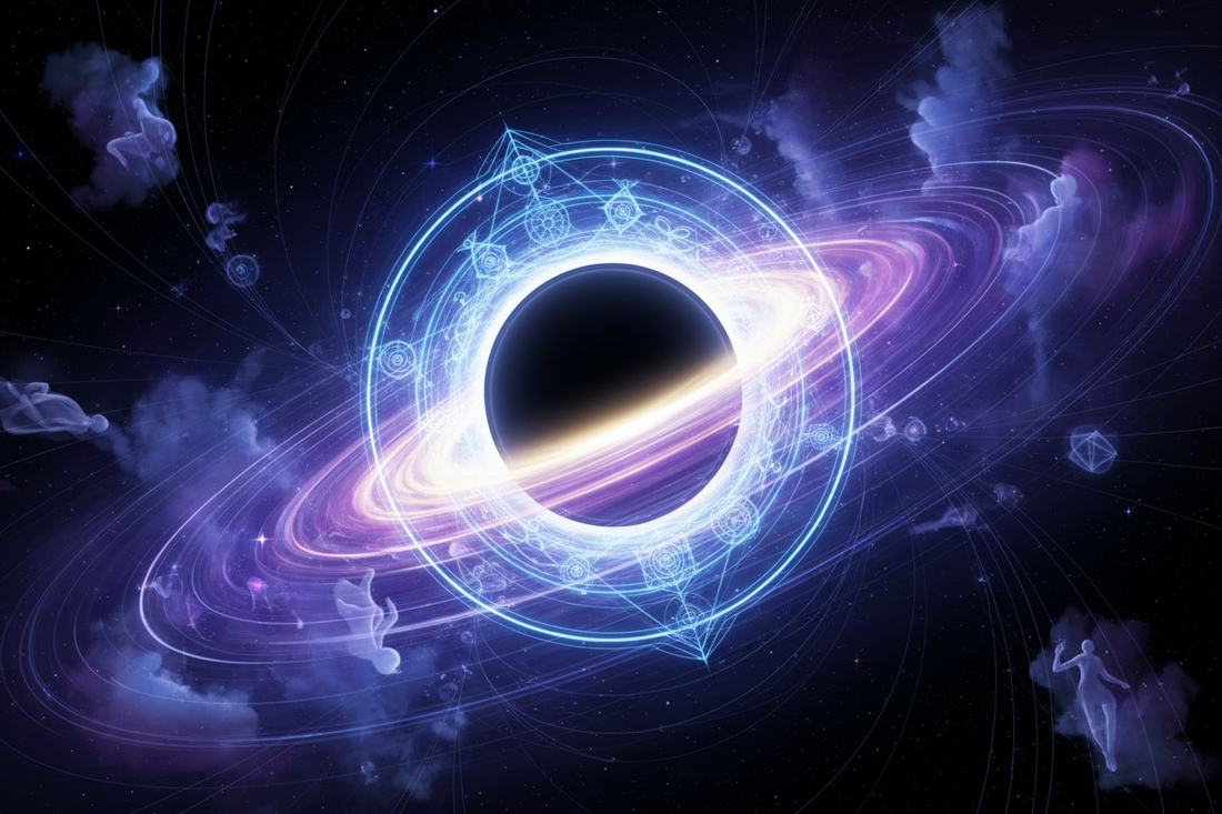 Black Holes and the Void: Event Horizons as Mystical Thresholds