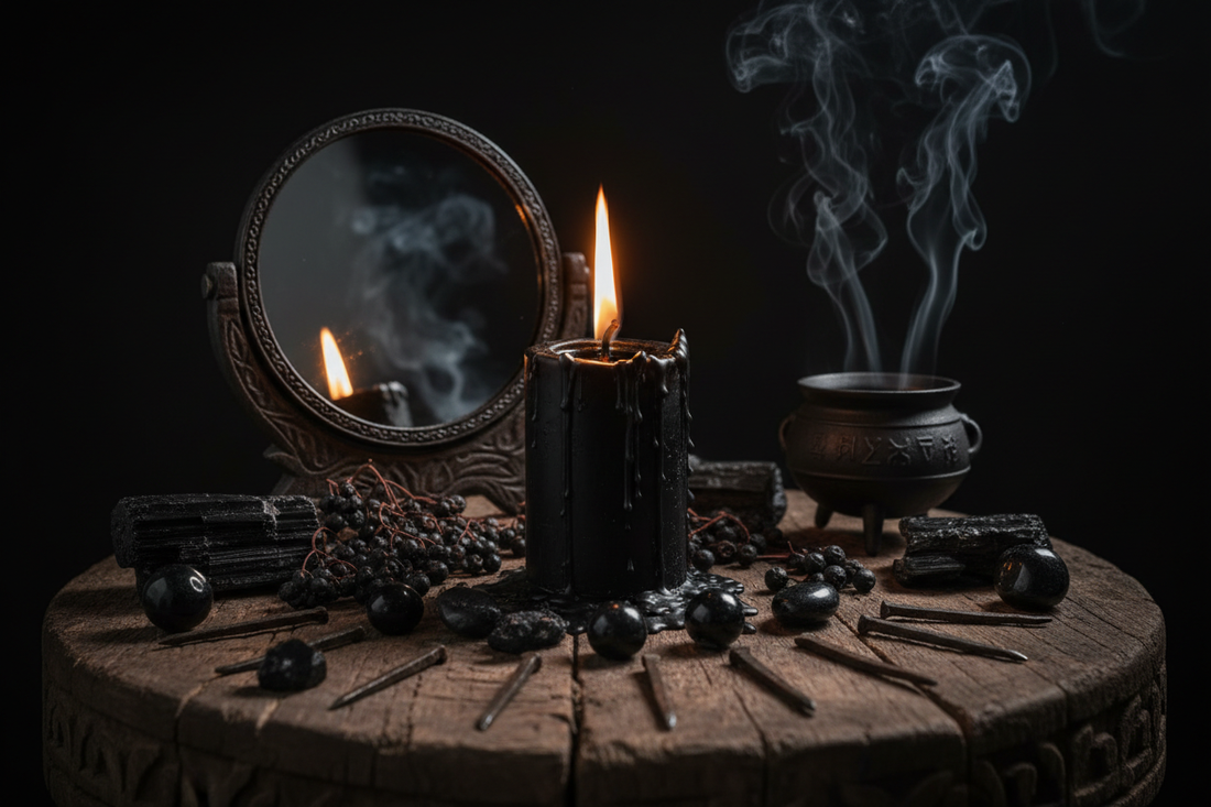 Black Magic: Candles, Crystals, Herbs & Rituals for Protection and Shadow Work