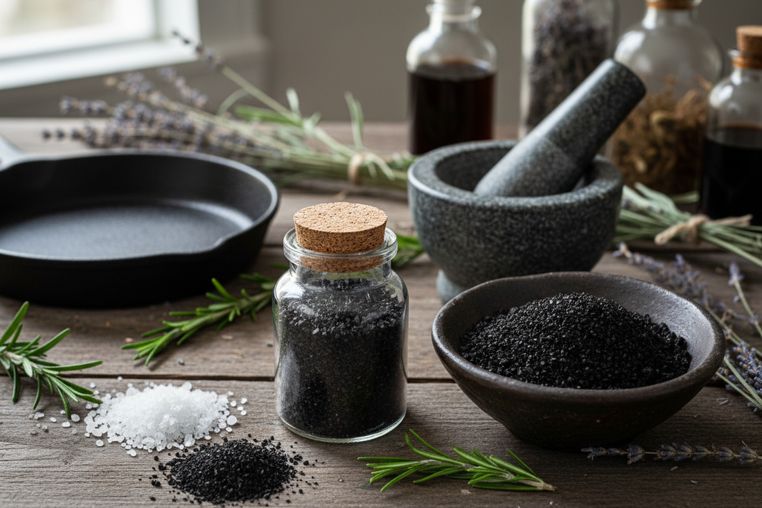 How to Make Black Salt - Nicole's ritual universe