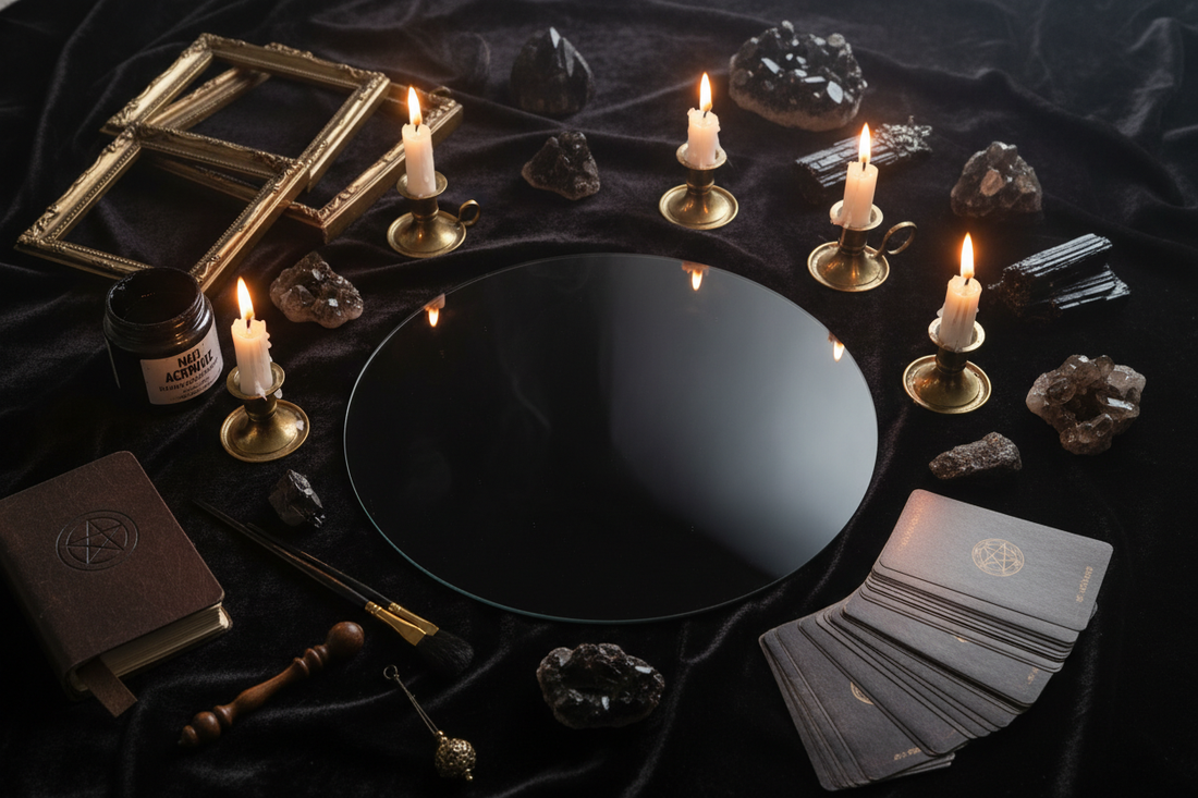 DIY Scrying Mirror - Nicole's ritual universe