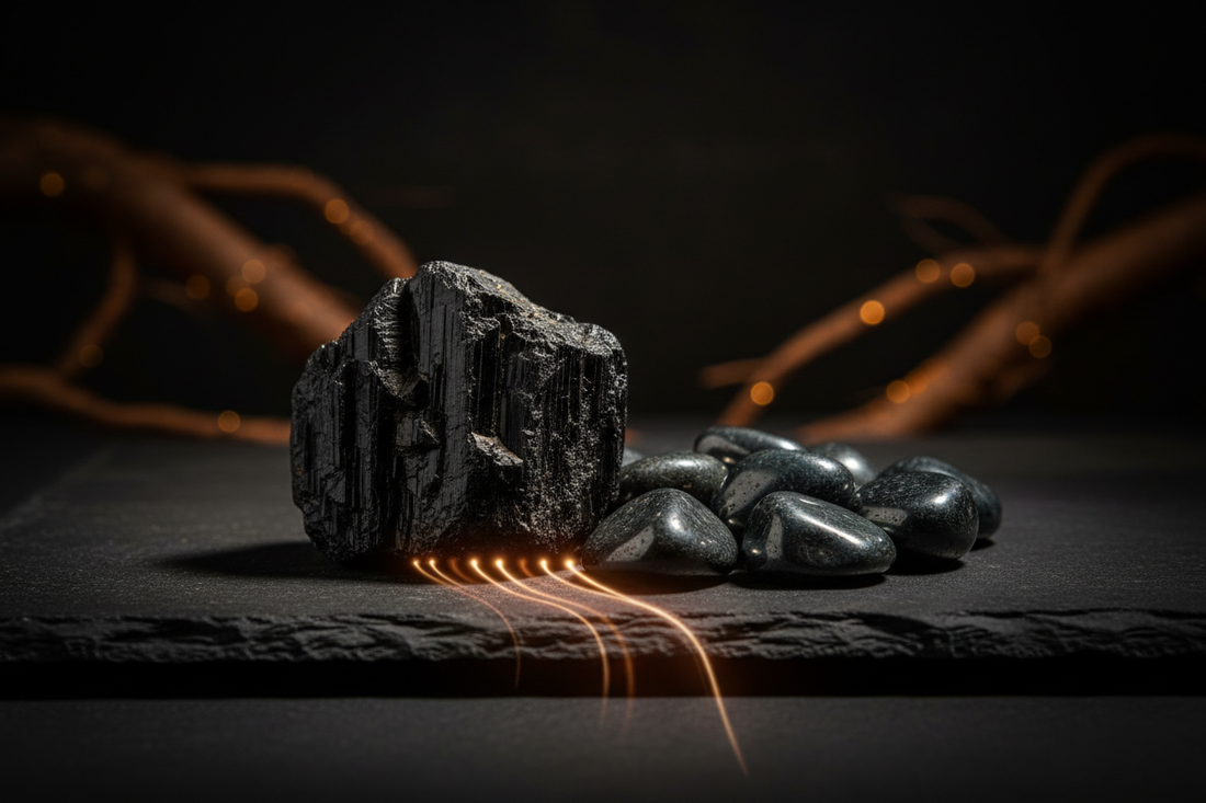 Grounding Crystals for Panic Attacks: Black Tourmaline and Hematite