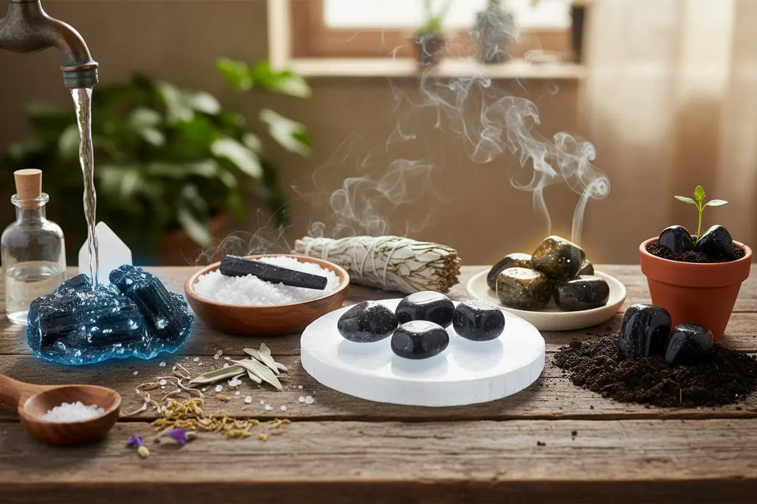 Black Tourmaline Cleansing: Why It Needs It & How Often - Nicole's ritual universe