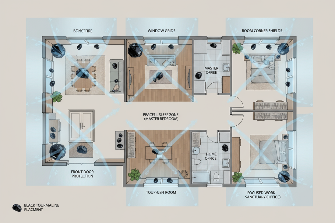 Black Tourmaline Placement: Where to Put It in Your Home