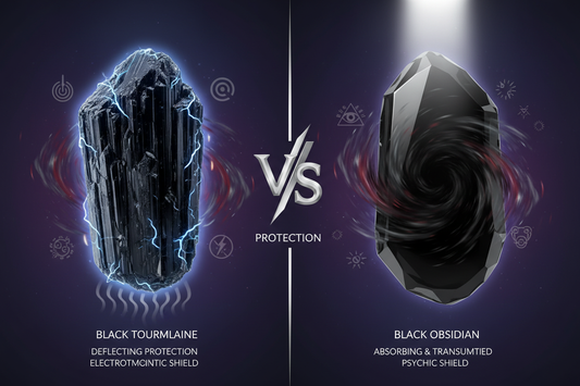 Black Tourmaline vs Obsidian: Which Protection Crystal is Right for You?