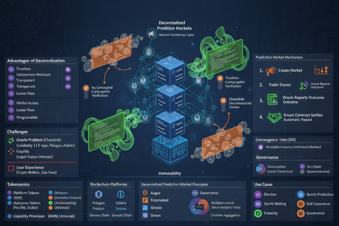 Blockchain and Decentralized Prediction Markets: Trustless Collective Intelligence - Nicole's ritual universe