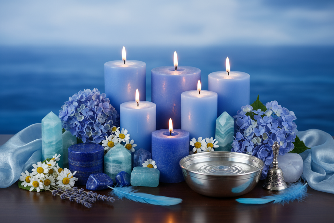 Blue Candle Magic: Healing, Peace & Communication