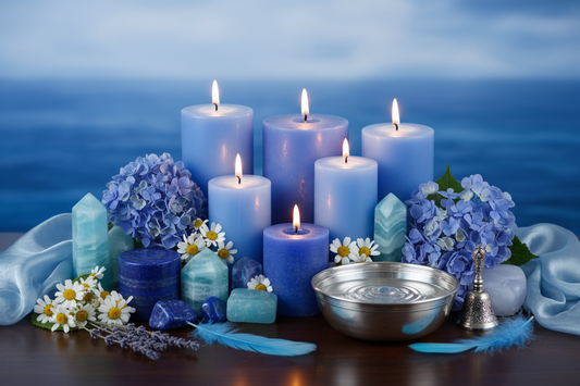 Blue Candle Magic: Healing, Peace & Communication