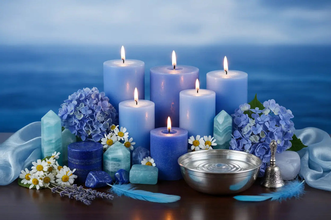 Blue Candle Magic: Healing, Peace & Communication - Nicole's ritual universe