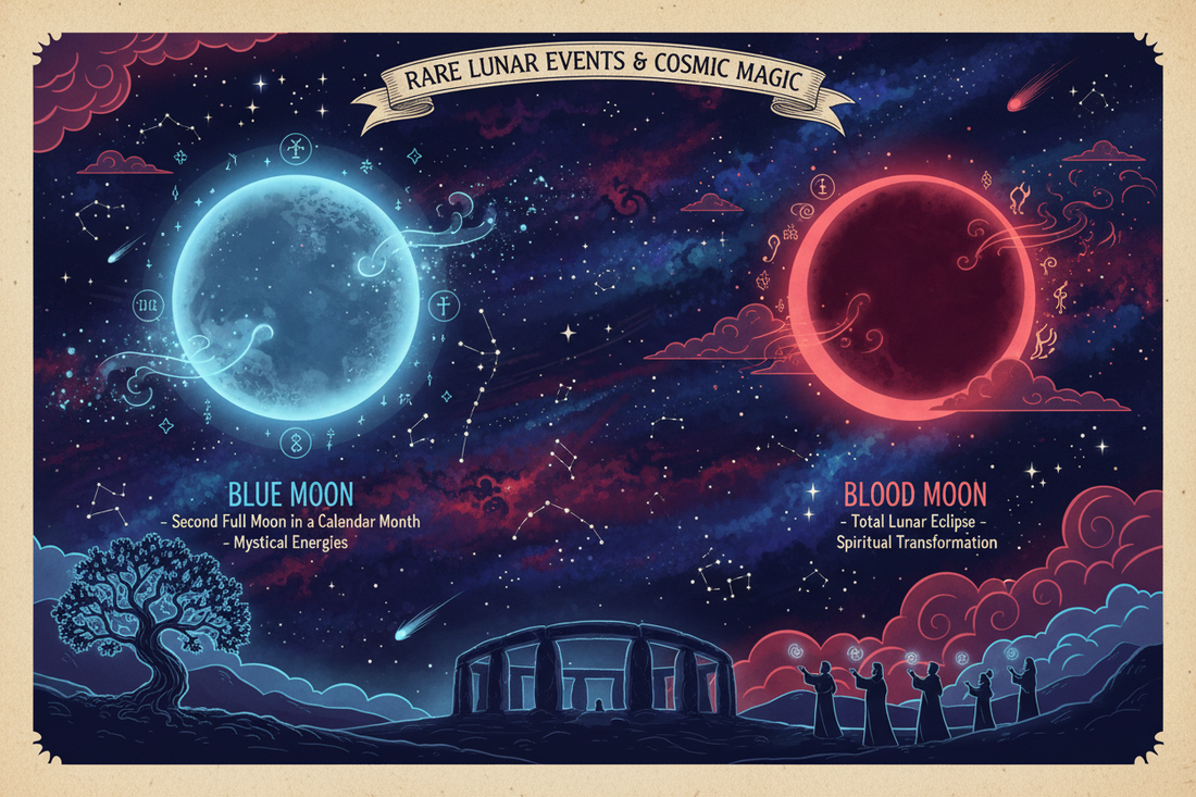 Blue Moon Blood Moon Rare Lunar Events Magic
