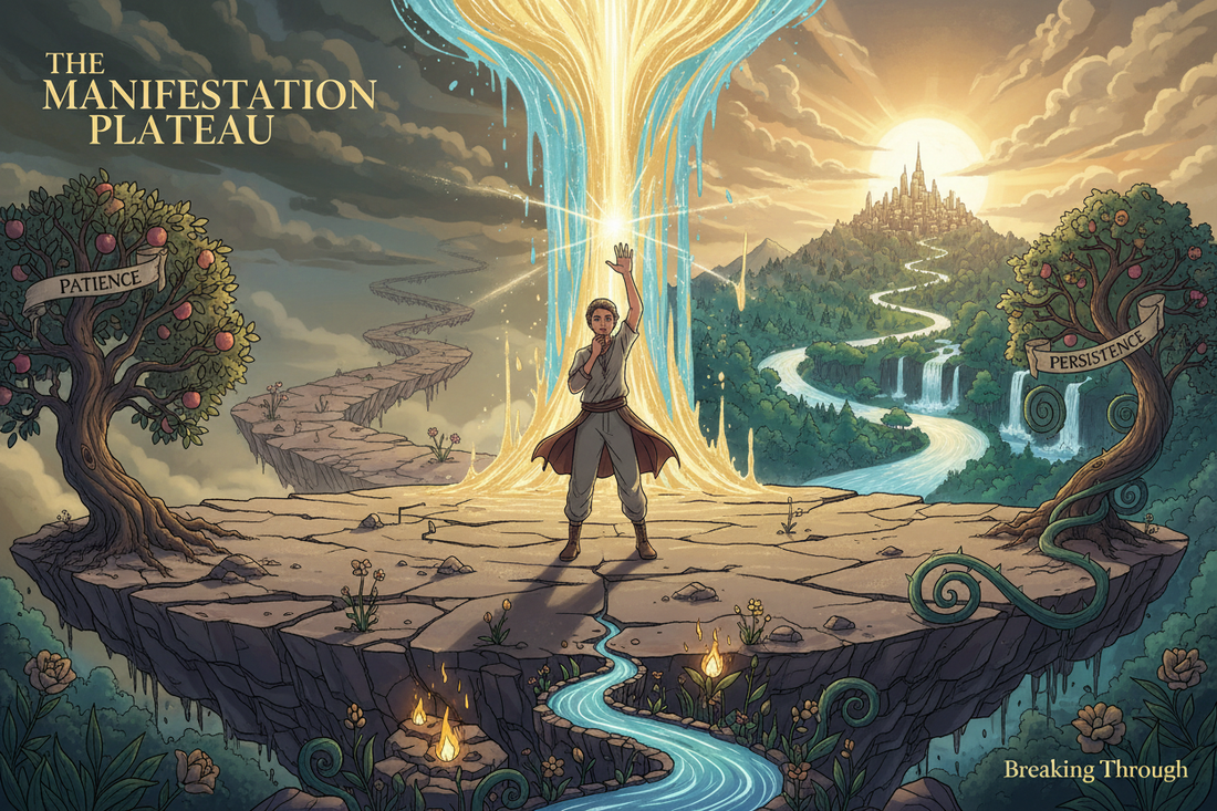 The Manifestation Plateau: Breaking Through When Progress Stops - Nicole's ritual universe