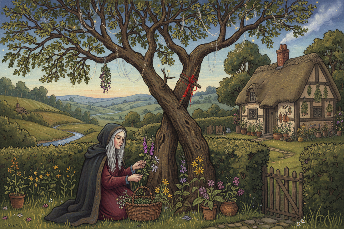 British Cunning Folk Herbalism: Hedge Witchery and Fairy Plants - Traditional English Plant Magic - Nicole's ritual universe