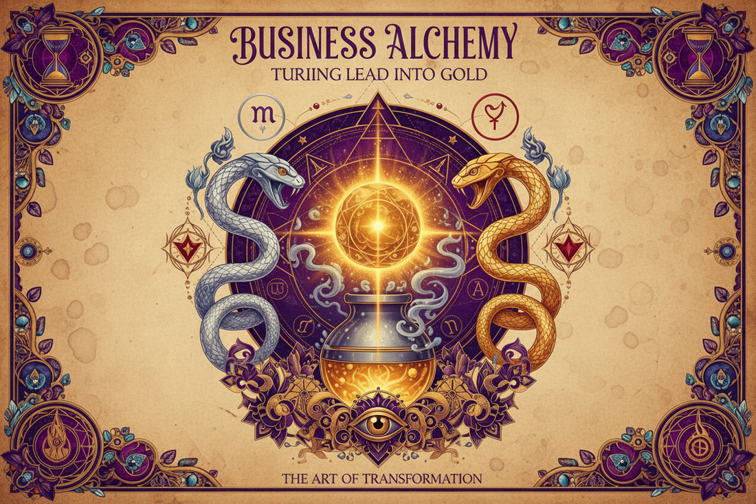 Business Alchemy: Turning Lead Clients into Gold Through Transformation - Nicole's ritual universe