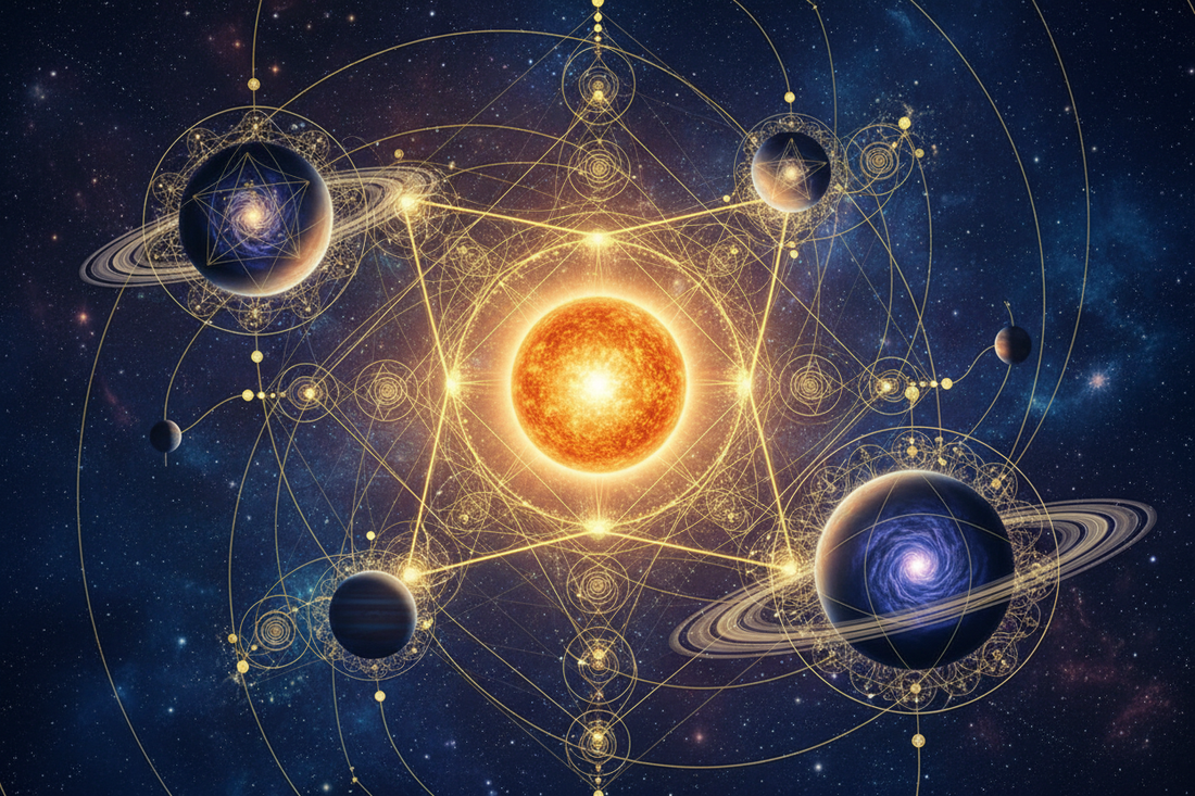 Sacred Geometry and Planets: How Planetary Energies Encode Sacred Geometric Patterns
