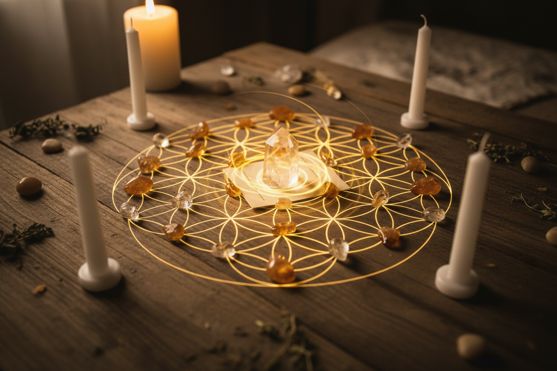 Sacred Geometry Manifestation Grid: How to Build Crystal Grids That Amplify Intentions and Create Reality