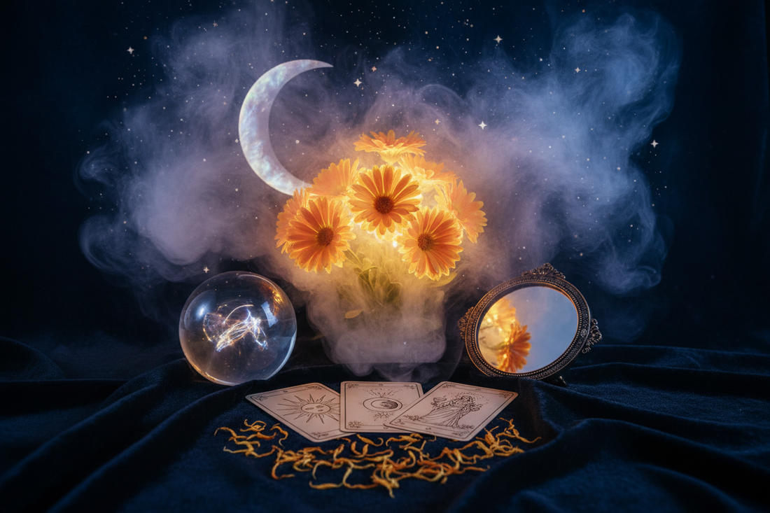 Calendula for Psychic Dreams & Divination: Solar Herb Meets Psychic Magic