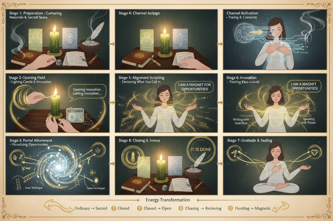 How to Call Opportunities: Step-by-Step Ritual Tutorial - Nicole's ritual universe