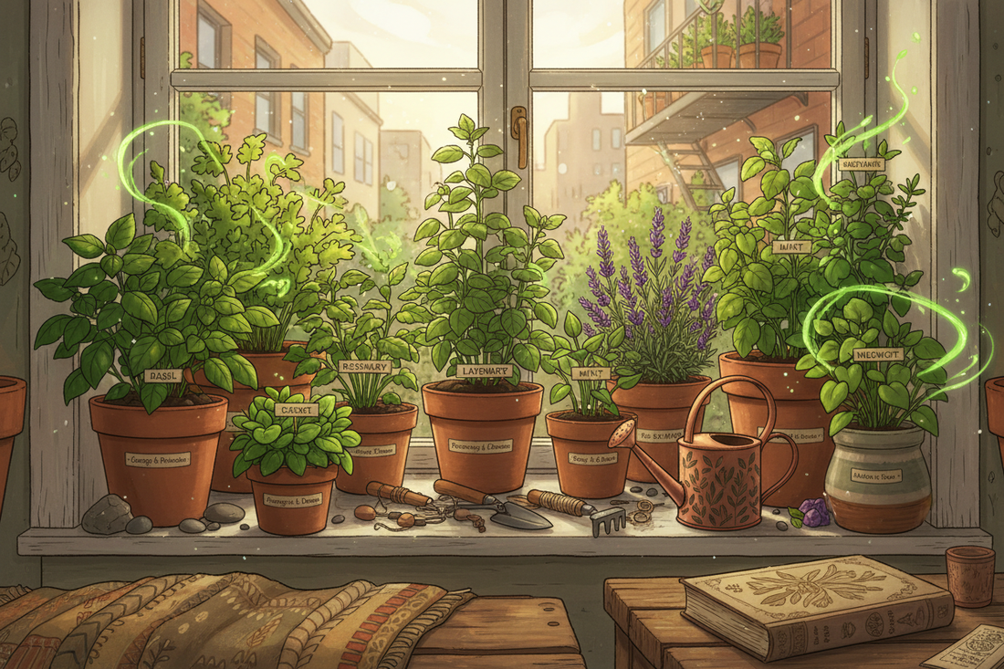 Can I Grow My Own Spell Herbs Indoors?