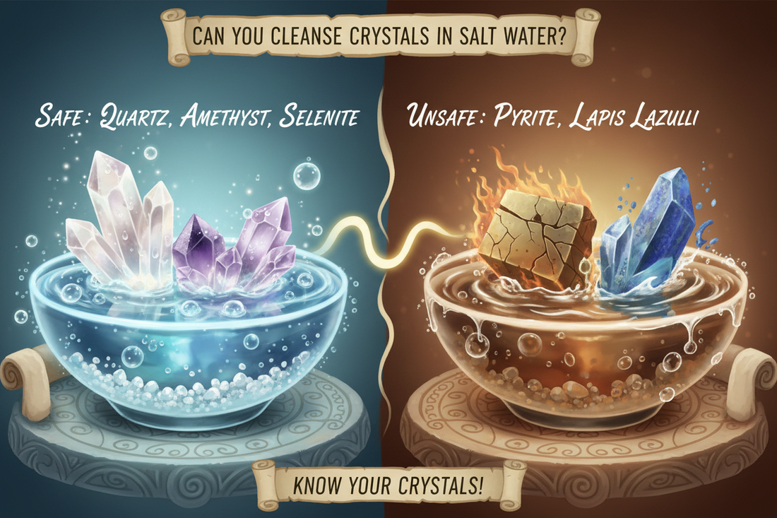 Can You Cleanse Crystals in Salt Water?