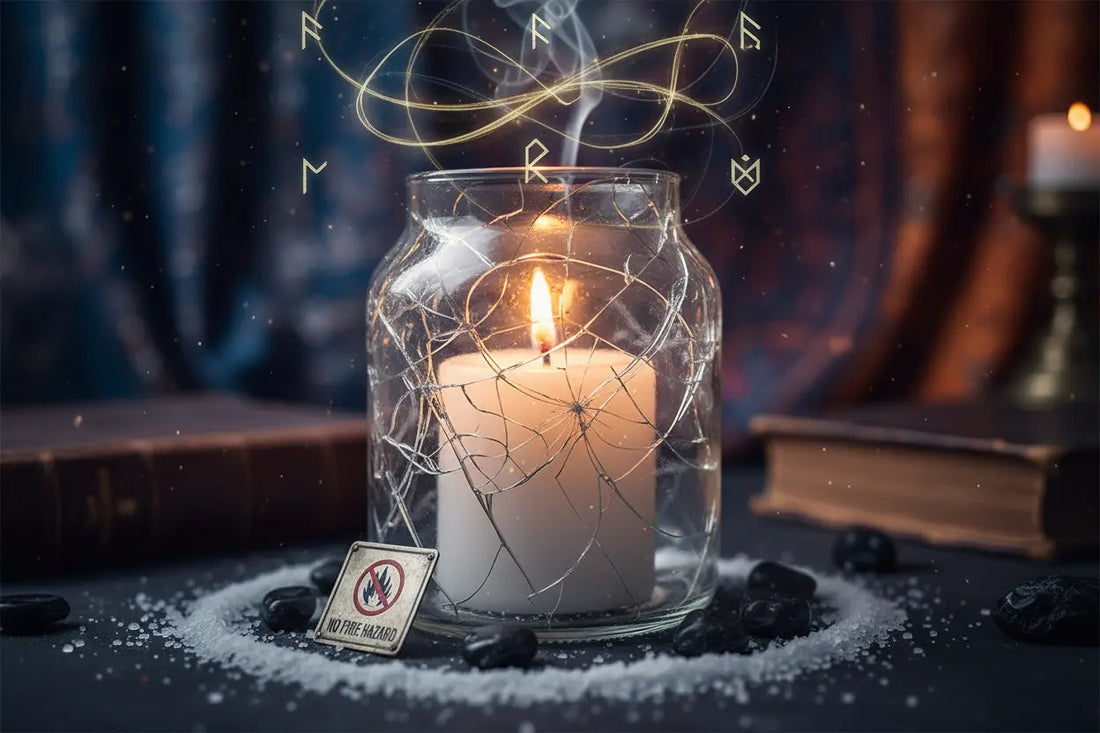 Candle Glass Cracked: Warning Sign or Accident? - Nicole's ritual universe