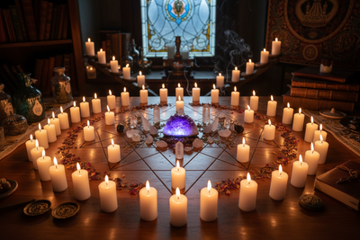 Candle Grids: Sacred Geometry Layouts