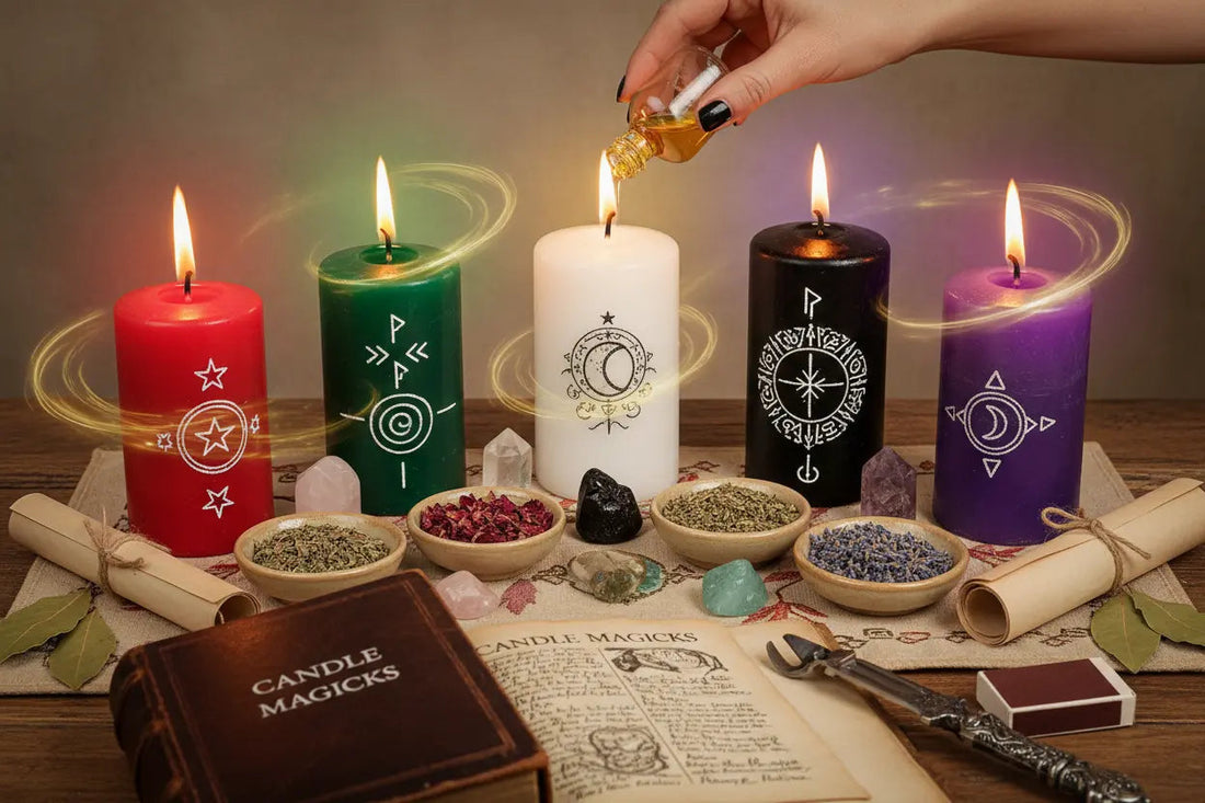 Candle Magic Guide: Colors, Dressing & Powerful Spells Nicole's ritual universe