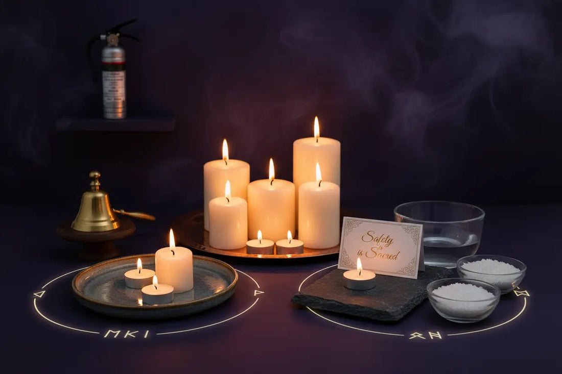 Candle Safety in Witchcraft: Fire Prevention & Magical Ethics - Nicole's ritual universe