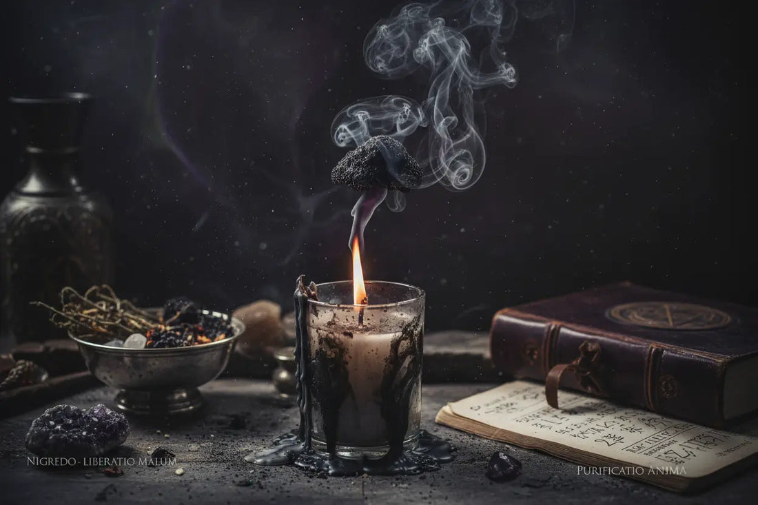 Candle Smoking Black: Negative Energy or Bad Wick? - Nicole's ritual universe