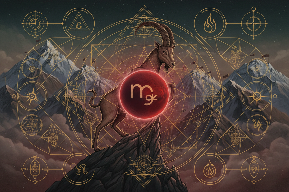 Capricorn Mars: Action Through Strategic Discipline - Nicole's ritual universe